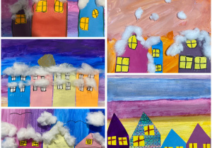 zimowa praca plastyczna