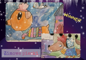 pieski w sweterkach praca plastyczna