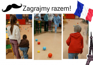 dzieci podczas gry w bule