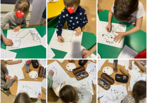 dzieci podczas zajęć edukacyjnych pt. czy warto być pracowitym?