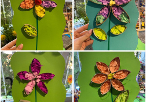 Wiosenna praca plastyczno - techniczna