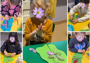 Wiosenna praca plastyczno - techniczna