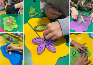 Wiosenna praca plastyczno - techniczna