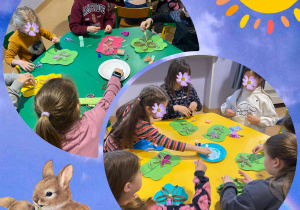 Wiosenna praca plastyczno - techniczna