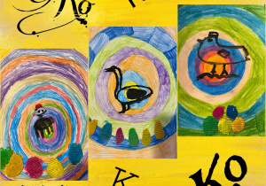 wielkanocna praca plastyczna wesołe kurki