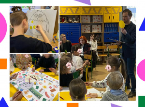 Wielkanocna geometria - lekcja otwarta w świetlicy szkolnej