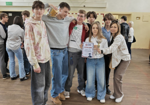 I miejsce w II międzyszkolnym konkursie matematyczno-sportowym „Licz się ze sportem”