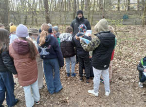 Klasy trzecie w Lesie Łagiewnickim