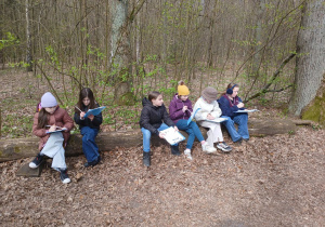 Klasy trzecie w Lesie Łagiewnickim