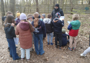 Klasy trzecie w Lesie Łagiewnickim
