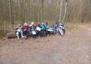Klasy trzecie w Lesie Łagiewnickim