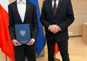 Uczeń klasy 8a, Jan Bogołębski, został laureatem Wojewódzkiego Konkursu Przedmiotowego z Biologii.