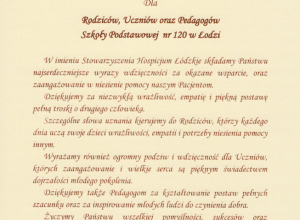 Podziękowanie