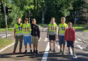 Udział w międzyszkolnym turnieju ROWERADA