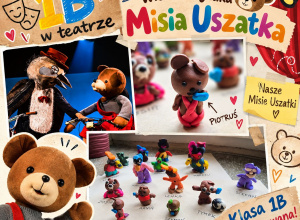 „Wielka zagadka Misia Uszatka” – klasa 1B w teatrze