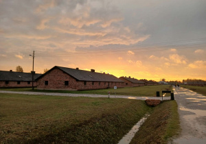 Uczniowie klas ósmych w Muzeum Auschwitz-Birkenau