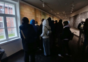 Uczniowie klas ósmych w Muzeum Auschwitz-Birkenau