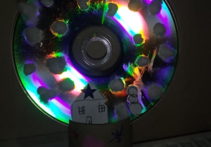 śnieżna kula z płyty CD (Zdjęcie podglądowe)