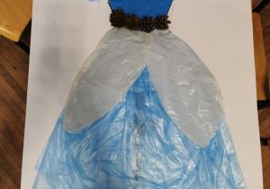 Projekt sukni w stylu zero waste