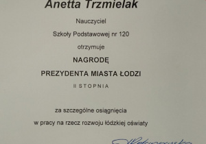 Nagroda Prezydenta Miasta Łodzi