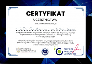 certyfikat Bezpieczny Internet